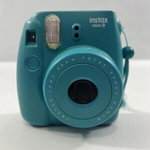 Fujifilm instax mini 8 + Instant Film Camera Mint Has 7 Blanks Leftover